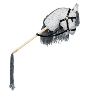 Stokpaard grijs gevlekt