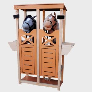 Paardenstal voor stokpaardjes