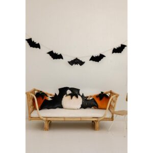 Decoratieve Halloween-slinger "5 vleermuizen"