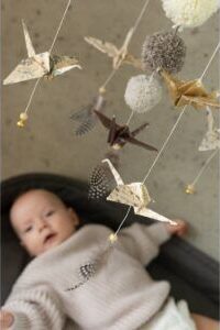 Origami-kindermobiel ‘Gold Dust’