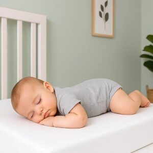 Aankleedkussenhoes wit